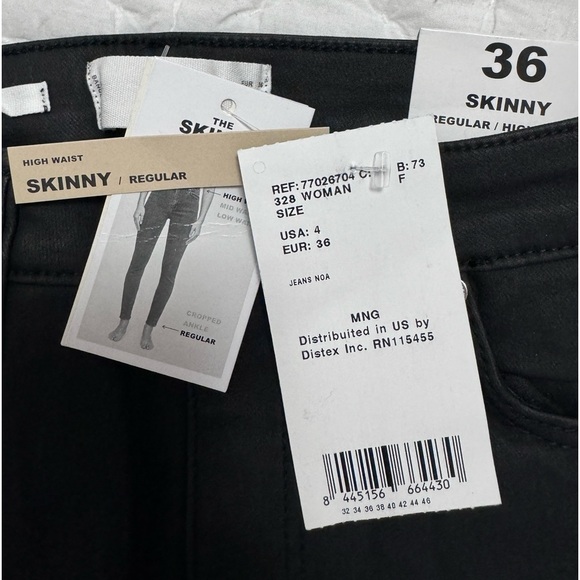 NWT Waxed Skinny High Waist Regular Pants in Size 4 - Picture 12 of 13